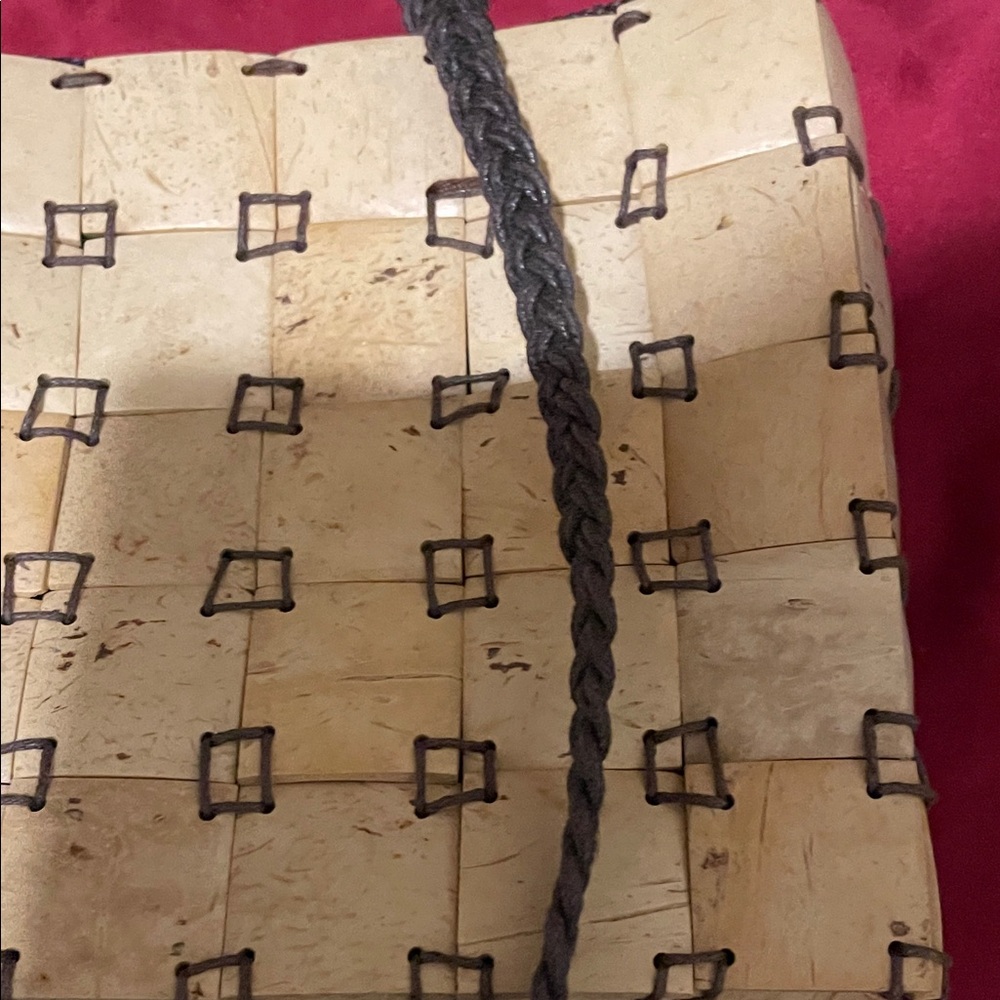 Source Unknown Tan and Brown Patterned Shoulder Bag - Picture 9 of 10
